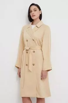 Тренч Tommy Hilfiger, бежевый
