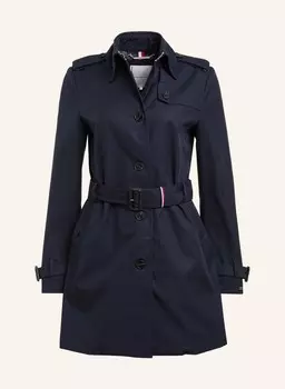 Тренч TOMMY HILFIGER, темно-синий