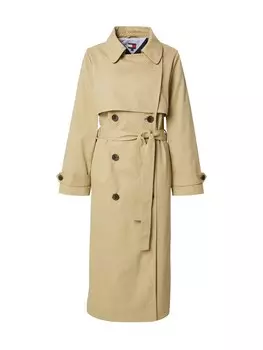 Тренч Tommy Jeans Between-Seasons Coat, бежевый