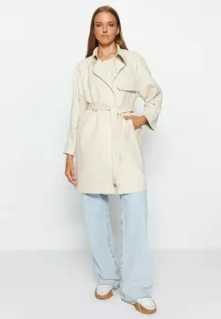 Тренч Trendyol, экрю