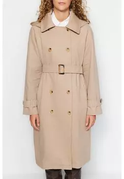 Тренч Trendyol, бежевый