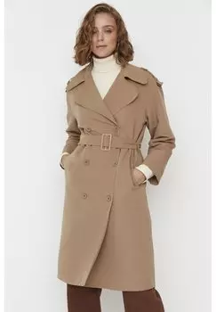 Тренч Trendyol, коричневый
