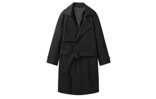 Тренч унисекс Beentrill, Черный