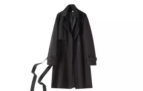 Тренч унисекс SWAMP AREA, Черный