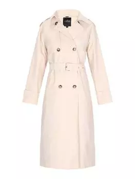 Тренч usha BLACK LABEL, белый