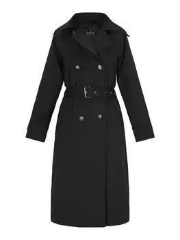 Тренч usha BLACK LABEL, черный