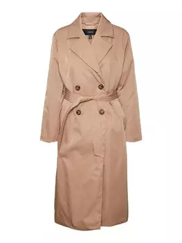 Тренч VERO MODA Between-Seasons Coat PENCE, светло-коричневый