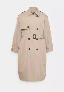 Тренч Vero Moda Curve, серый