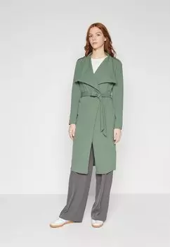 Тренч Viclara Long Drapy VILA, цвет laurel wreath