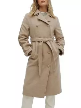 Тренч Vienna с поясом Noize, цвет Sand Mix
