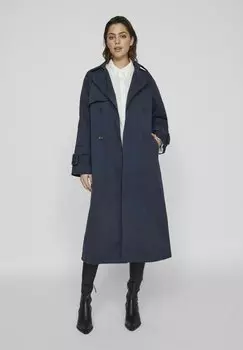 Тренч VILA, цвет navy blazer