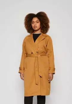 Тренч VMCLOU Vero Moda Curve, цвет bistre