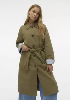 Тренч VMSALVIESOFIA Vero Moda, цвет capers