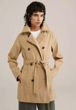 Тренч WE Fashion, светло-коричневый