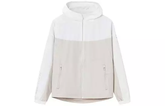 Тренчкот Anta Variety Training Collection, женский, цвет «папирус белый/белый известняк/белый папирус»