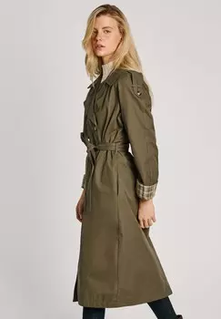 Тренчкот BIANCA Pepe Jeans, темно-зеленый