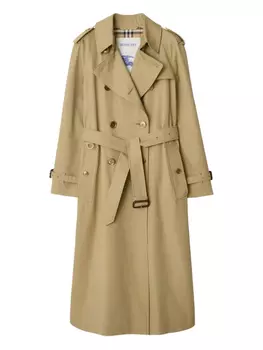 Тренчкот Burberry Waterloo, коричневый