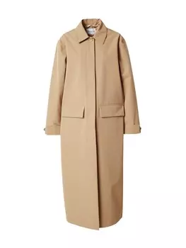 Тренчкот Calvin Klein Jeans Between-Seasons Coat, темно-бежевый
