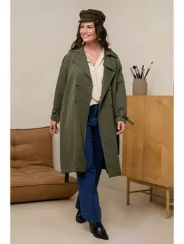 Тренчкот Curvy Lady, хаки