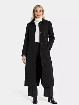 Тренчкот Didriksons Engela, черный