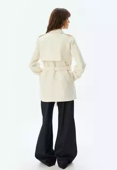 Тренчкот DOUBLE BREASTED Koton, белый