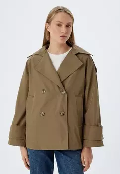 Тренчкот DOUBLE-BREASTED Koton, хаки