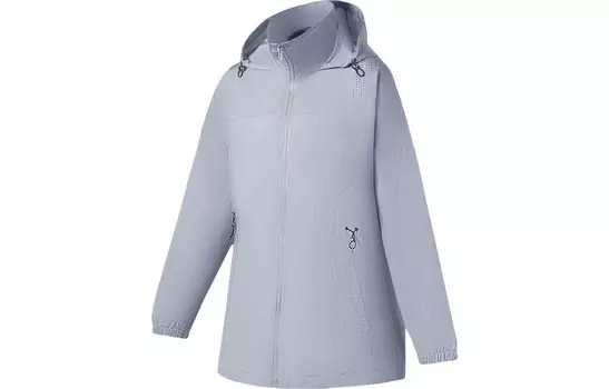 Тренчкот Fitness Series женский серебристый Lining