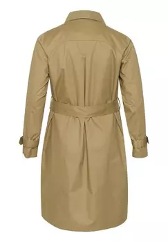 Тренчкот HELLA Kaffe Curve, коричневый