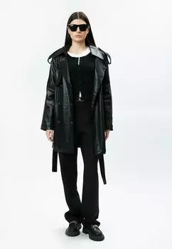 Тренчкот INFLUENCER, черный