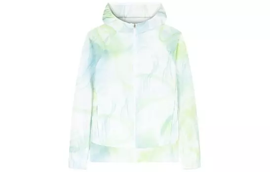 Тренчкот из коллекции Running, женский, цвет Water Cloud Blue / с принтом Anta