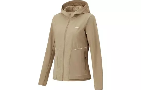 Тренчкот из коллекции Running, женский, светло-коричневый Lining