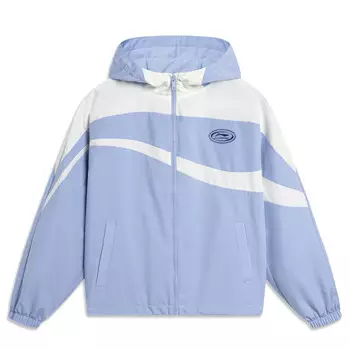 Тренчкот из коллекции Sports Life для женщин, цвет сычуань, серый, синий, бежевый, белый, цвет колор-блок Lining