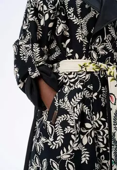 Тренчкот KONWALIA blue shadow, черный