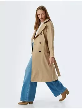Тренчкот KOTON, бежевый