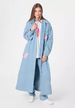 Тренчкот Laurella, синий деним