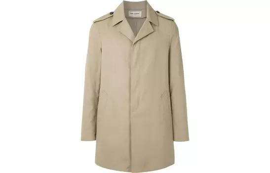 Тренчкот мужской хаки Saint Laurent, хаки
