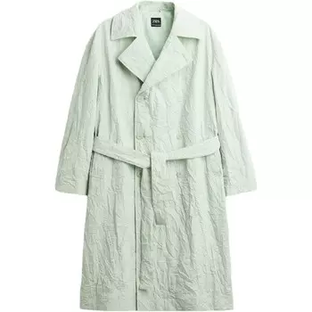 Тренчкот мужской Lake Green Zara, зеленый