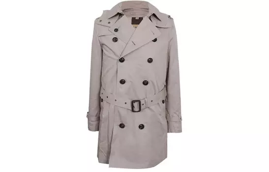 Тренчкот мужской серый Burberry, серый