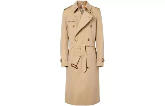 Тренчкот мужской серый/желтый Burberry, серый/желтый