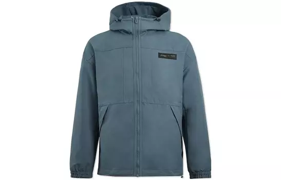 Тренчкот мужской сланцево-синий Lining