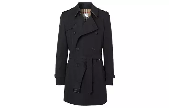 Тренчкот мужской темно-синий Burberry, темно-синий