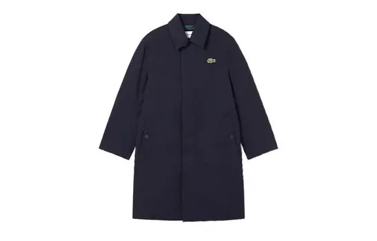 Тренчкот мужской темно-синий Lacoste, темно-синий