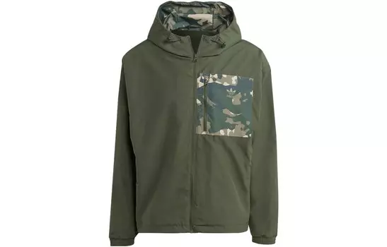 Тренчкот мужской зеленый Adidas Originals, зеленый