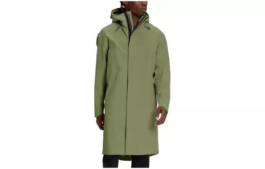 Тренчкот мужской зеленый On