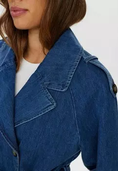 Тренчкот Nmph, синий деним