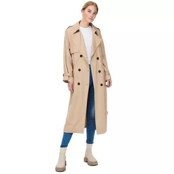 Тренчкот Only Chloe, бежевый