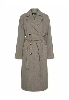 Тренчкот PCMARBEL Pieces, серый