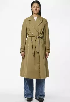 Тренчкот PCNOVA Pieces, хаки