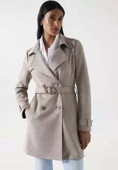 Тренчкот REGULAR Salsa Jeans, бежевый