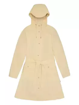Тренчкот с капюшоном Rains, желтый